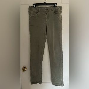 American Eagle “Tomgirl” Olive Jeans